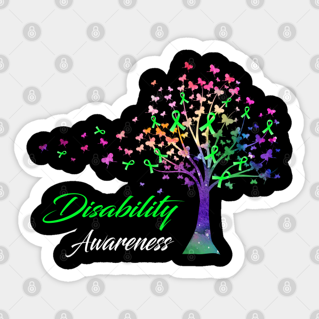 Tree Ribbons Disability Awareness Support Disability Warrior Gifts